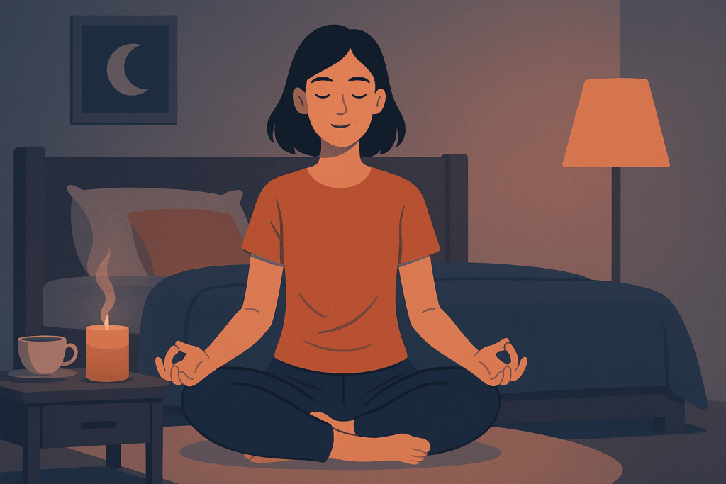 Wie Meditation am Abend zur Gewohnheit wird