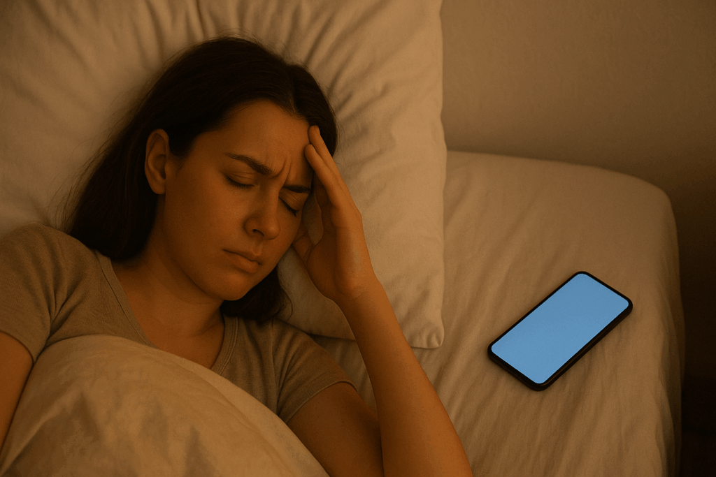 Warum dein Handy dich am Einschlafen hindert