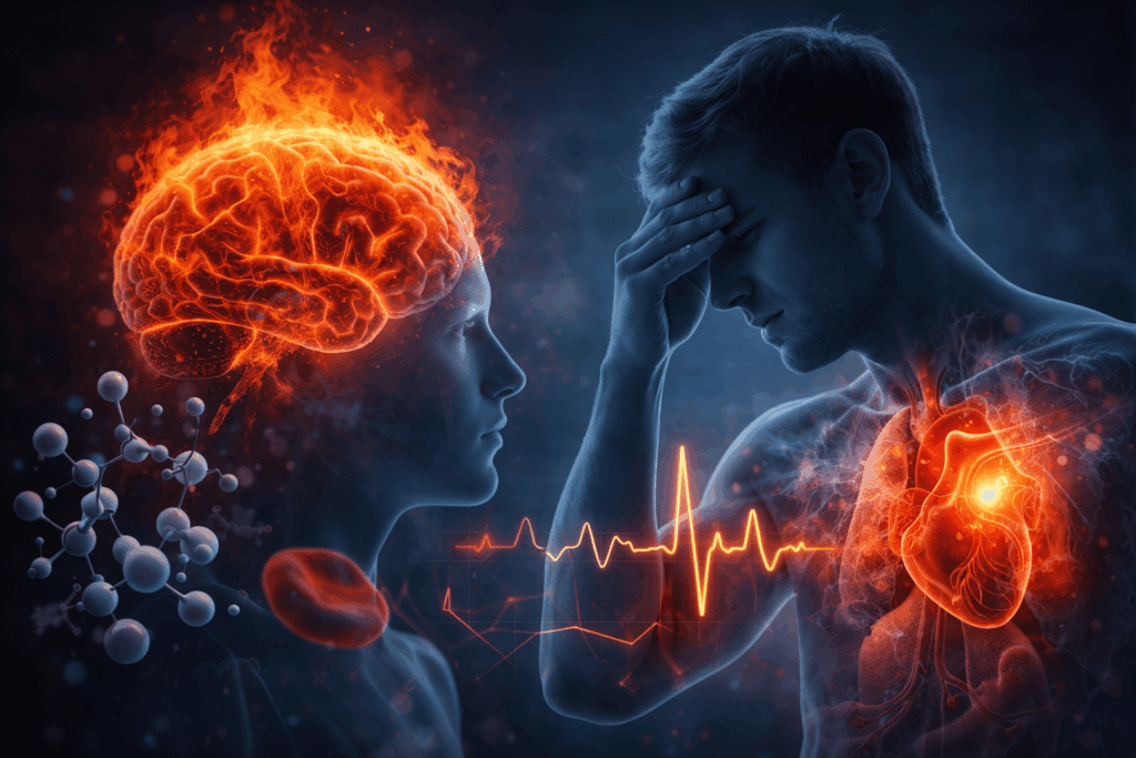 Was passiert im Körper, wenn Stress und Schlafmangel zusammenkommen?