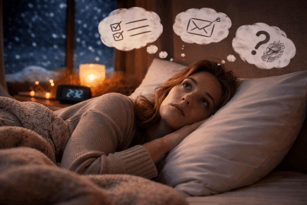 Warum werden Gedanken abends im Winter lauter?