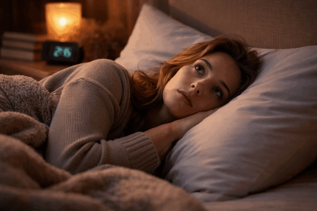 schlafprobleme im winter